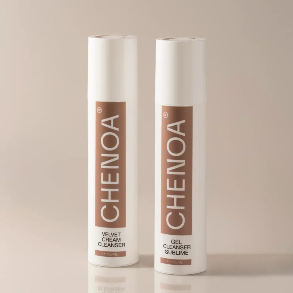 velvet cream cleanser en gel cleanser sublime